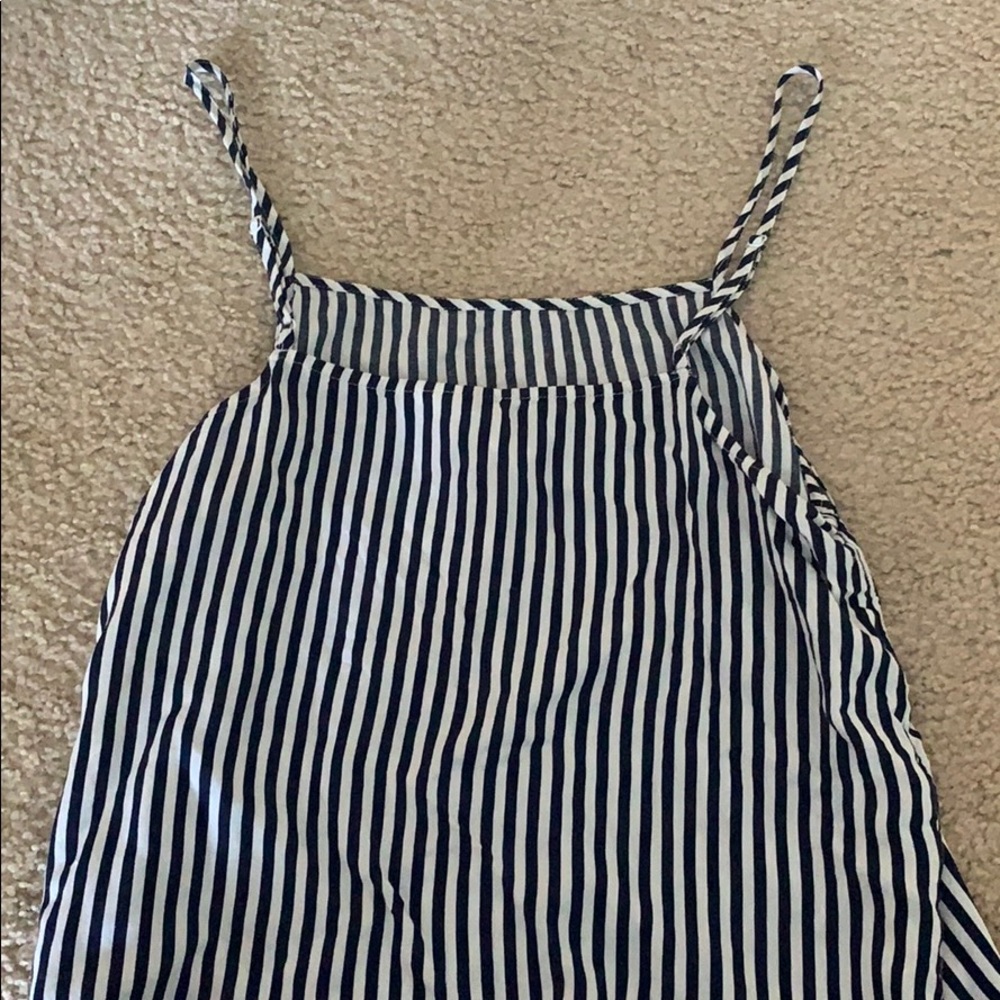 stripe navy top